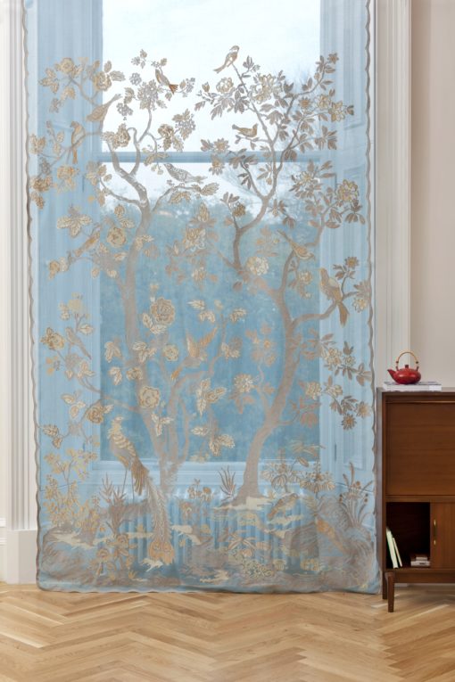 Paradiso Turquoise curtain